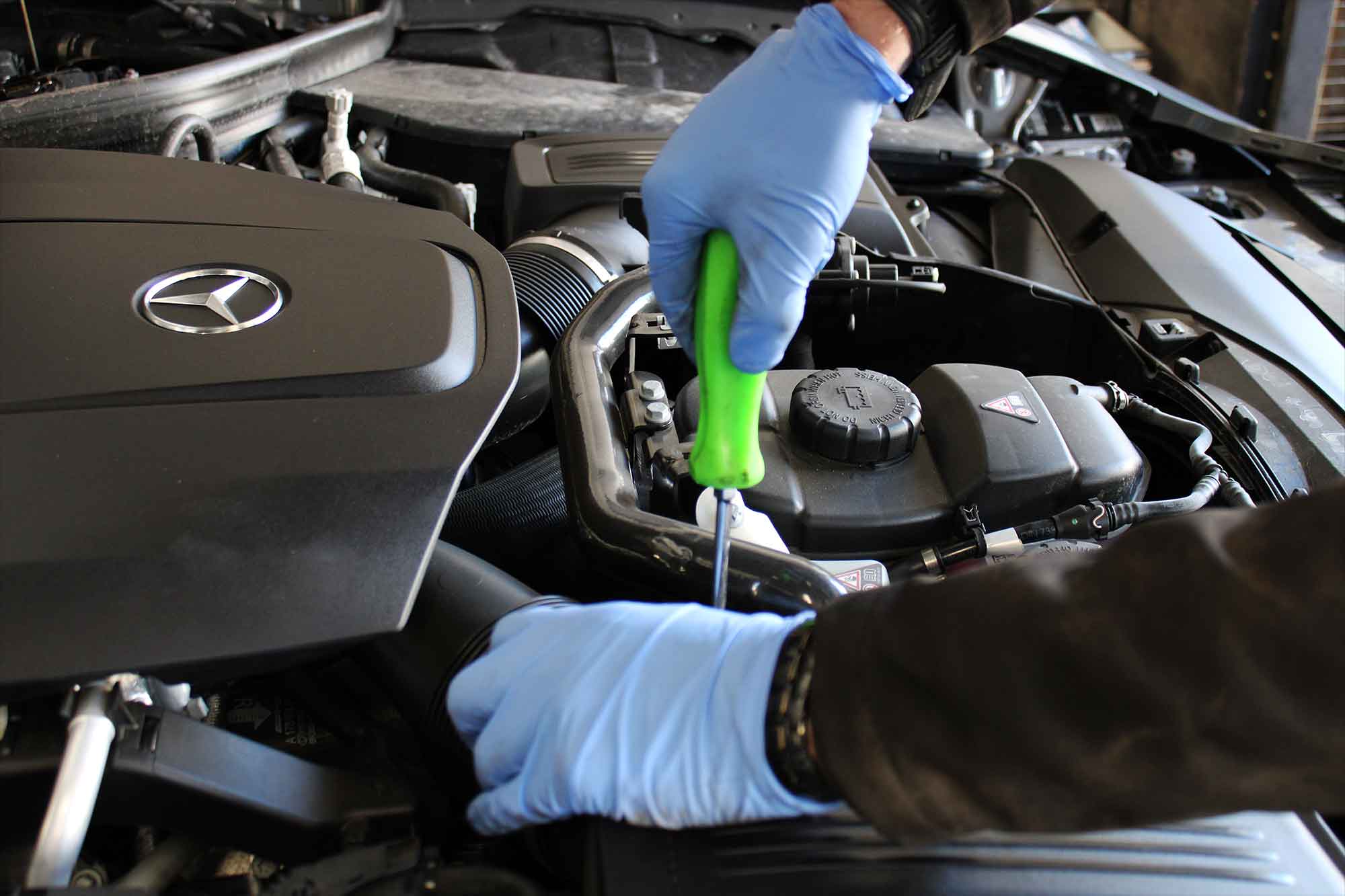 Mercedes repairs by Cedar Garage technicians