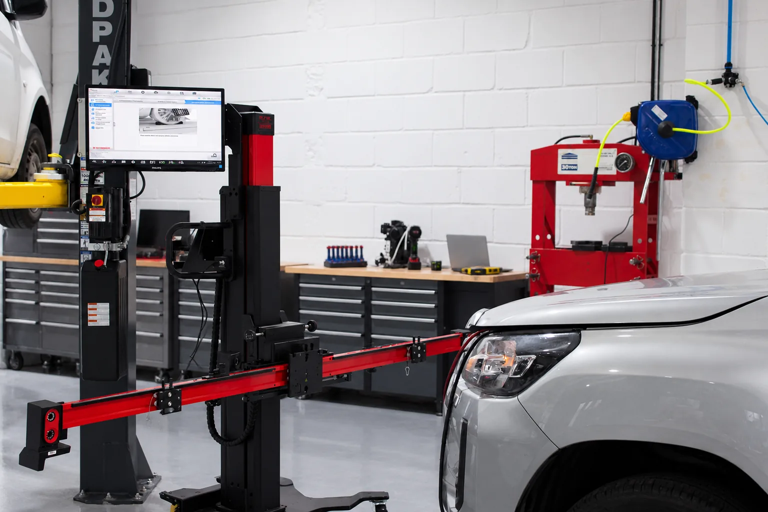 ADAS Calibration Equipment at Cedar Garage ADAS calibration equipment at Cedar Garage