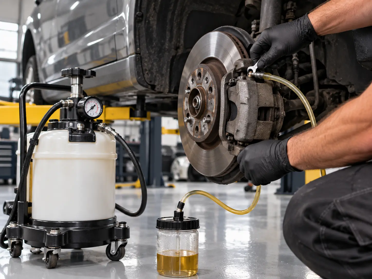 Brake fluid change