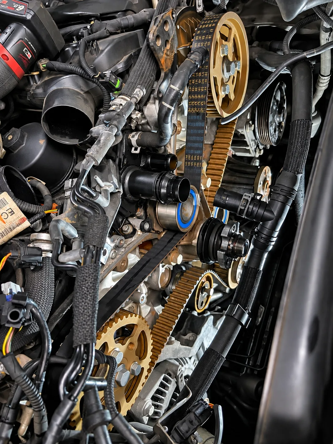 Land Rover timing belt repair at Cedar Garage in Worthing