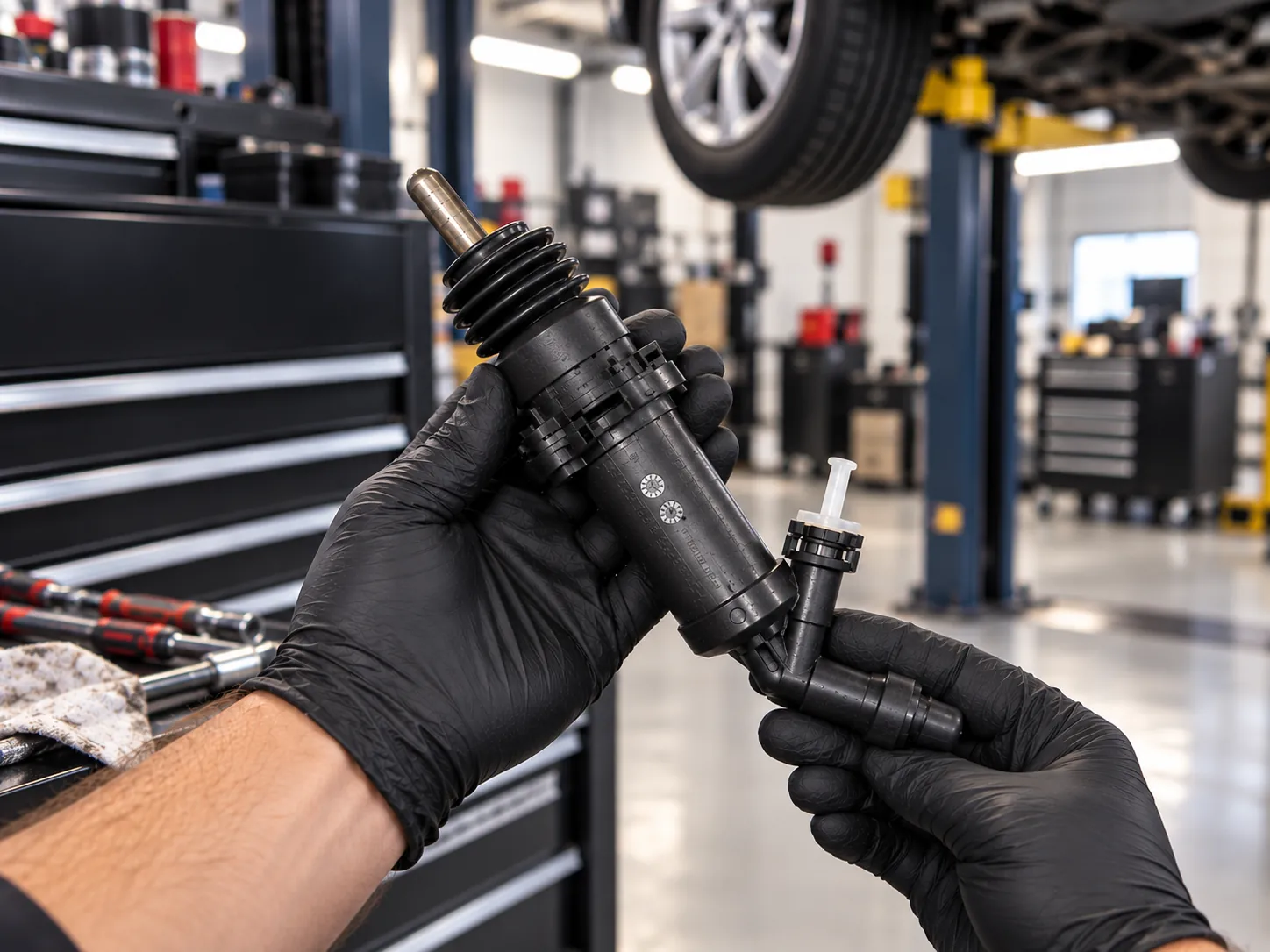 Clutch slave cylinder replacement