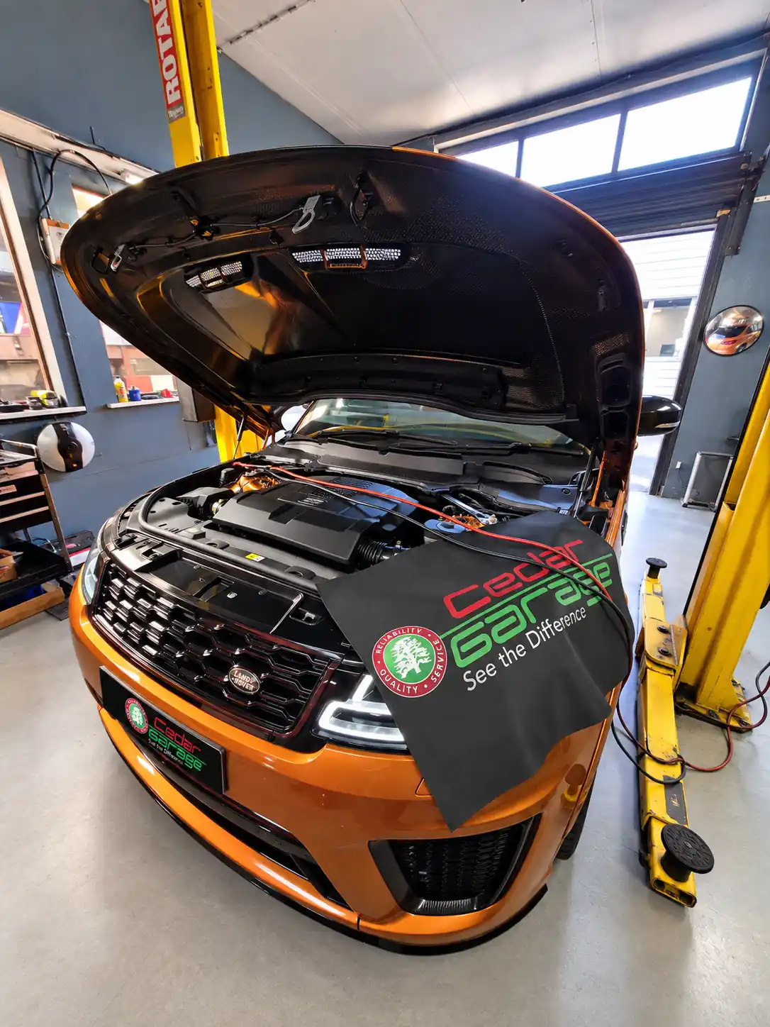 Specialist Range Rover repairs at Cedar Garage in Worthing
