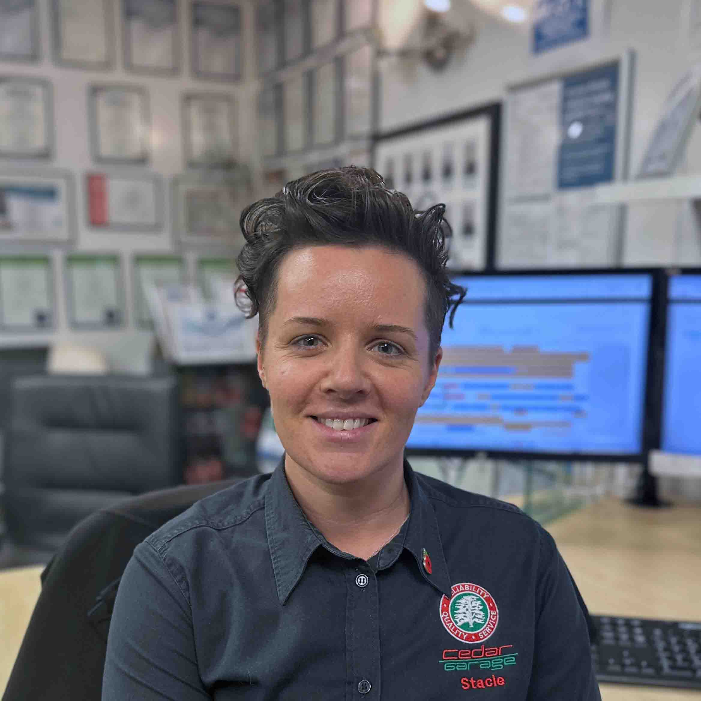 Stacie, Workshop Controller at Cedar Garage Worthing