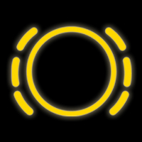 Engine management warning light symbol