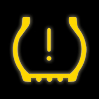 Engine management warning light symbol