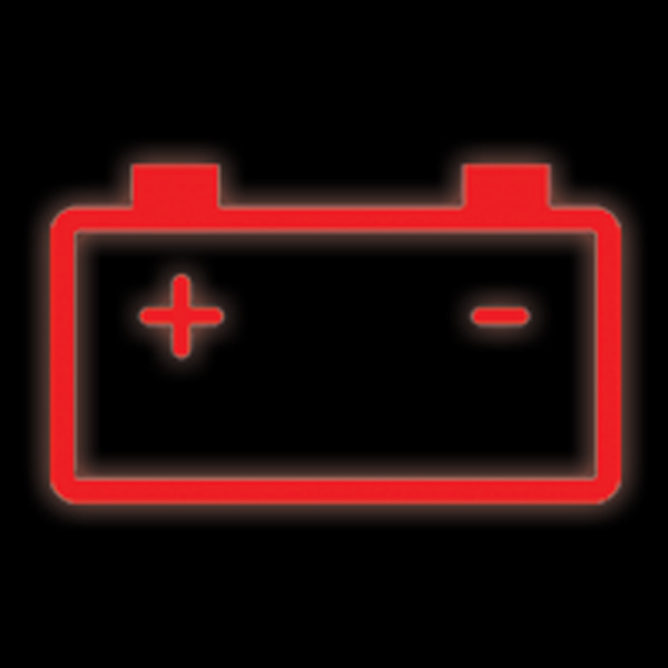 BMW battery charging light symbol