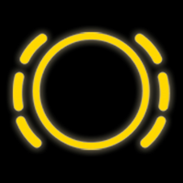 BMW brake pad replacement light symbol