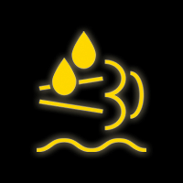 BMW diesel exhaust fluid warning light symbol