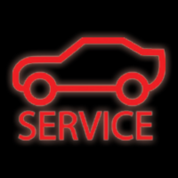 BMW service warning light symbol