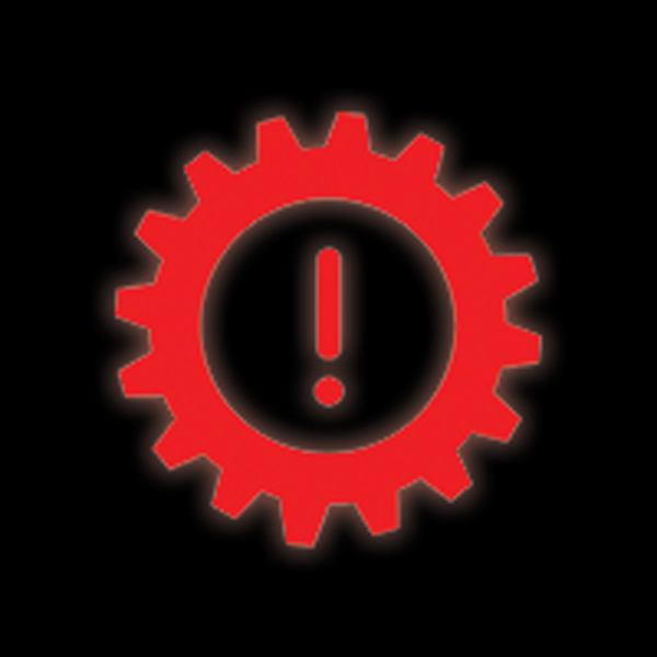 BMW transmission fault light symbol
