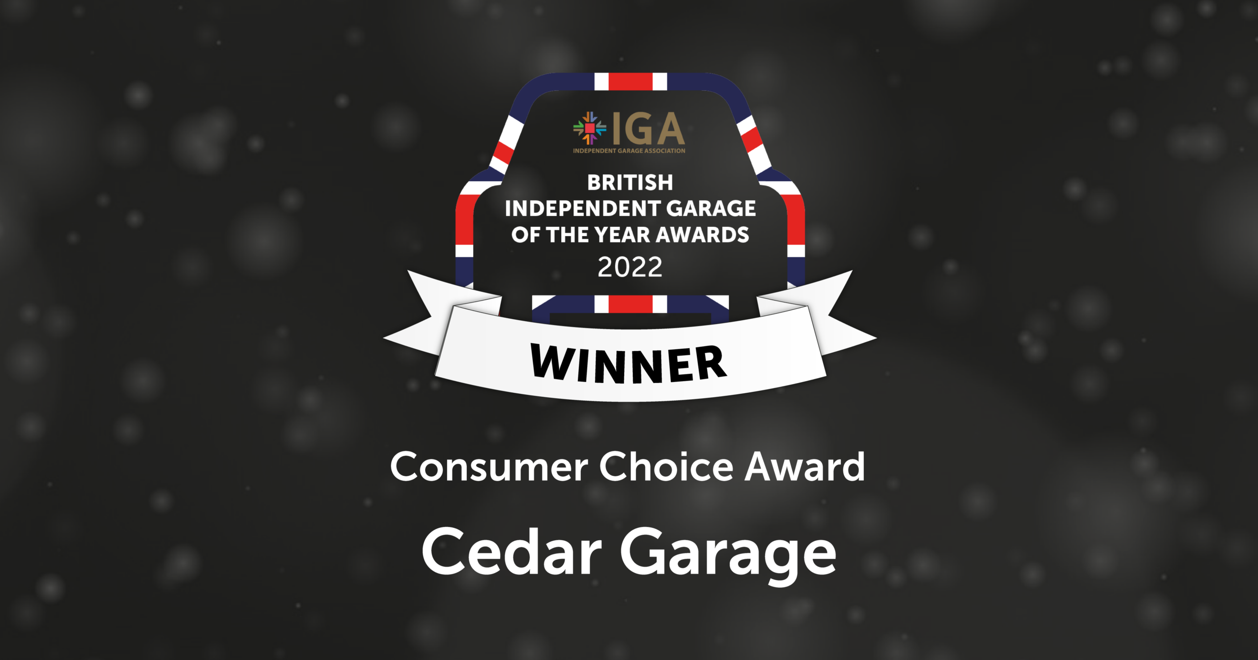 Cedar Garage, Consumer Choice Award winner, BIG Awards 2022