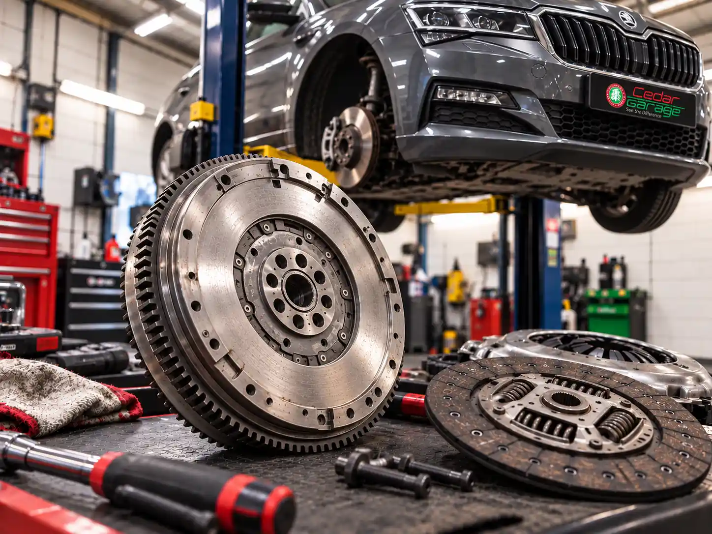 Dual mass flywheel replacement