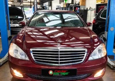 Mercedes S-Class Glow Plug Light On at Cedar Garage