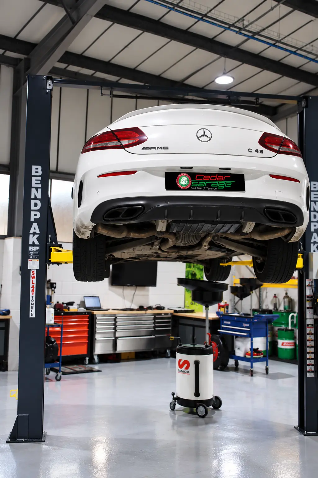 Mercedes repairs at Cedar Garage German Car Specialists in Sompting, West Sussex