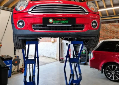 Mini Cooper Brake Pad Warning Light On at Cedar Garage