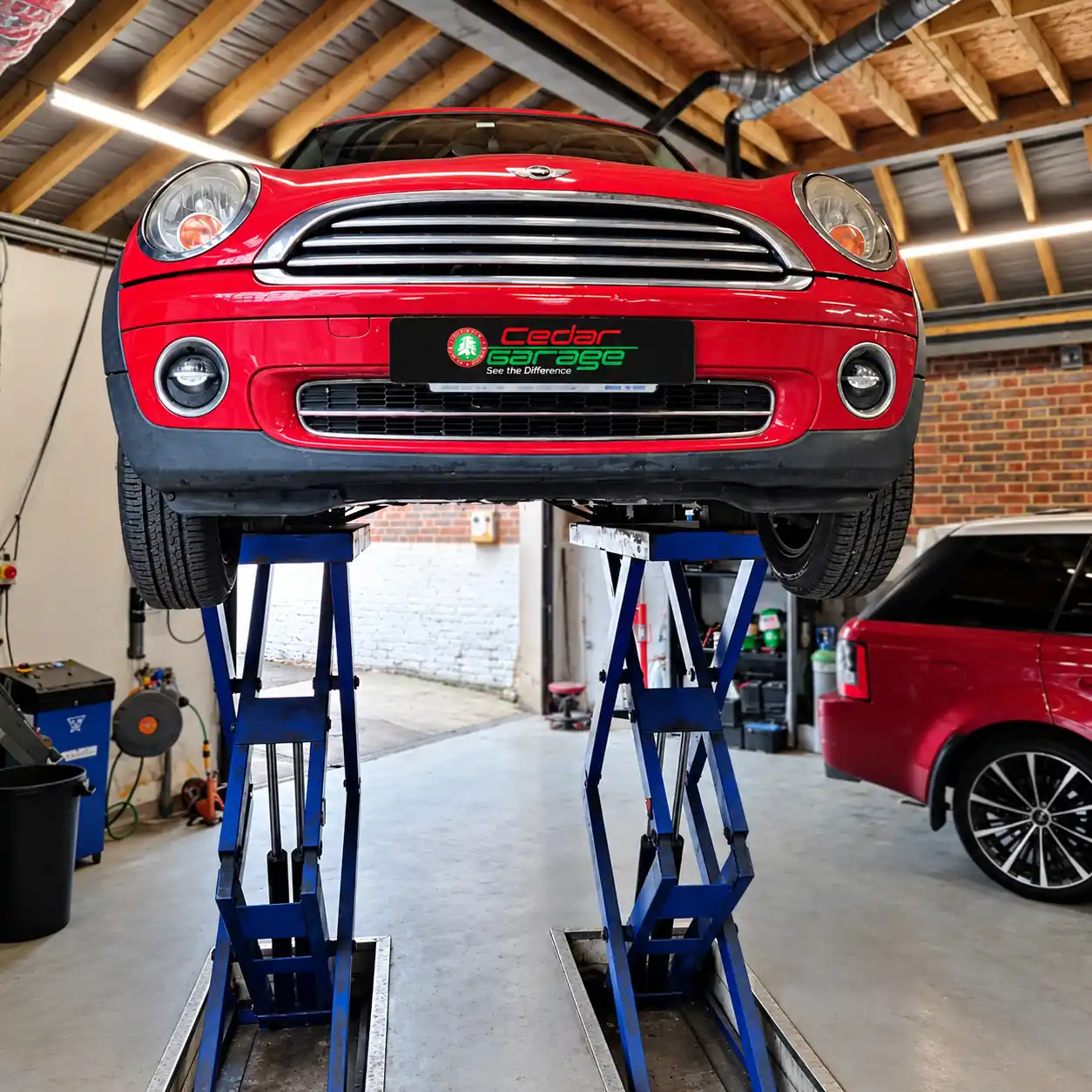Mini Cooper Brake Pad Warning Light On at Cedar Garage