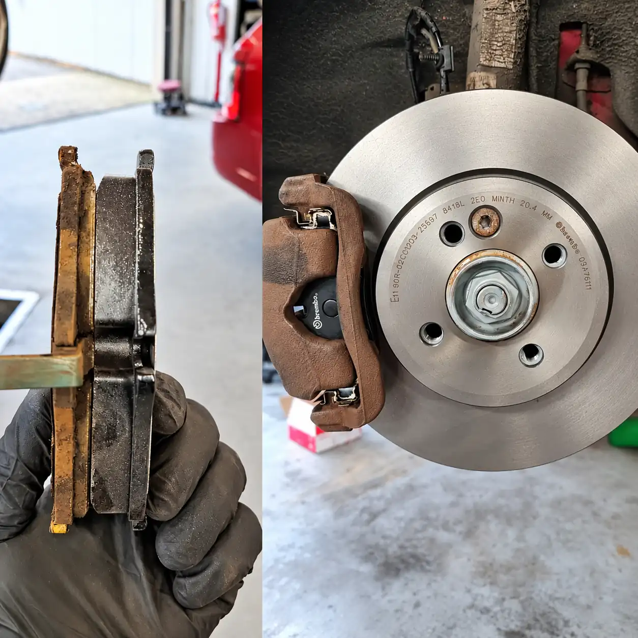 Mini Cooper Brake Pad Warning Light On