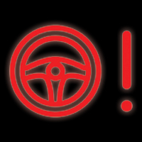 Engine management warning light symbol