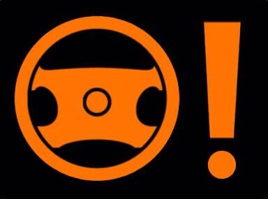 Power steering warning light