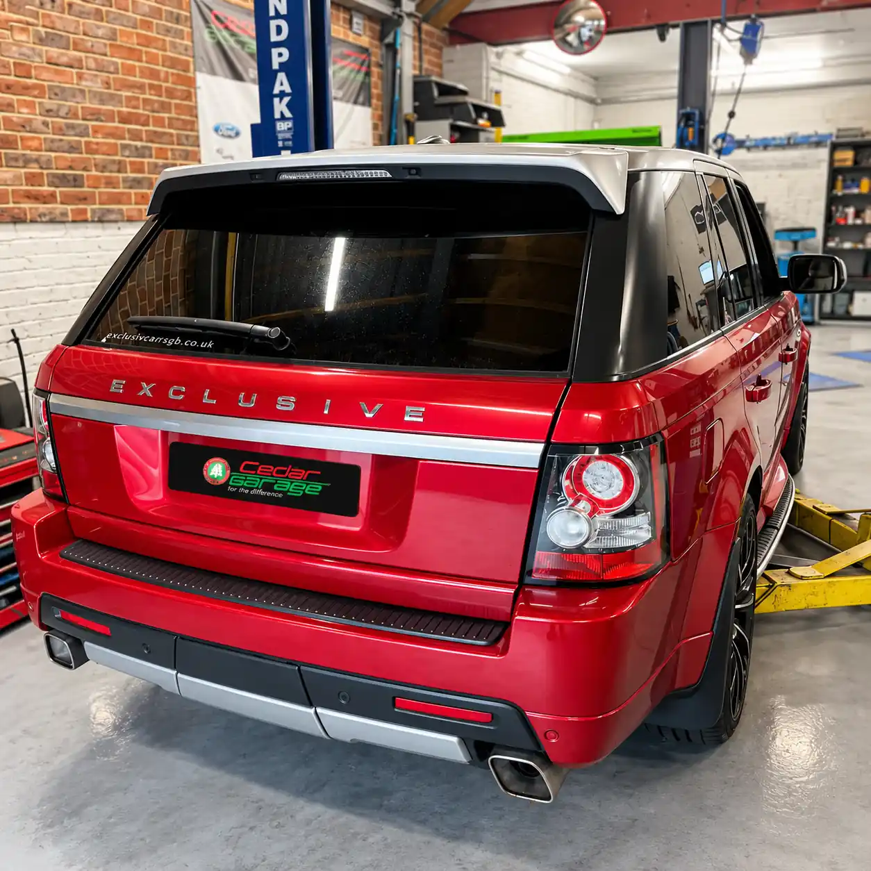 Range Rover Restricted Performance Message