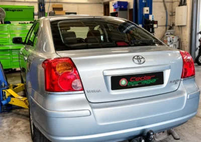 Toyota Avensis Corroded Brake Pipes at Cedar Garage