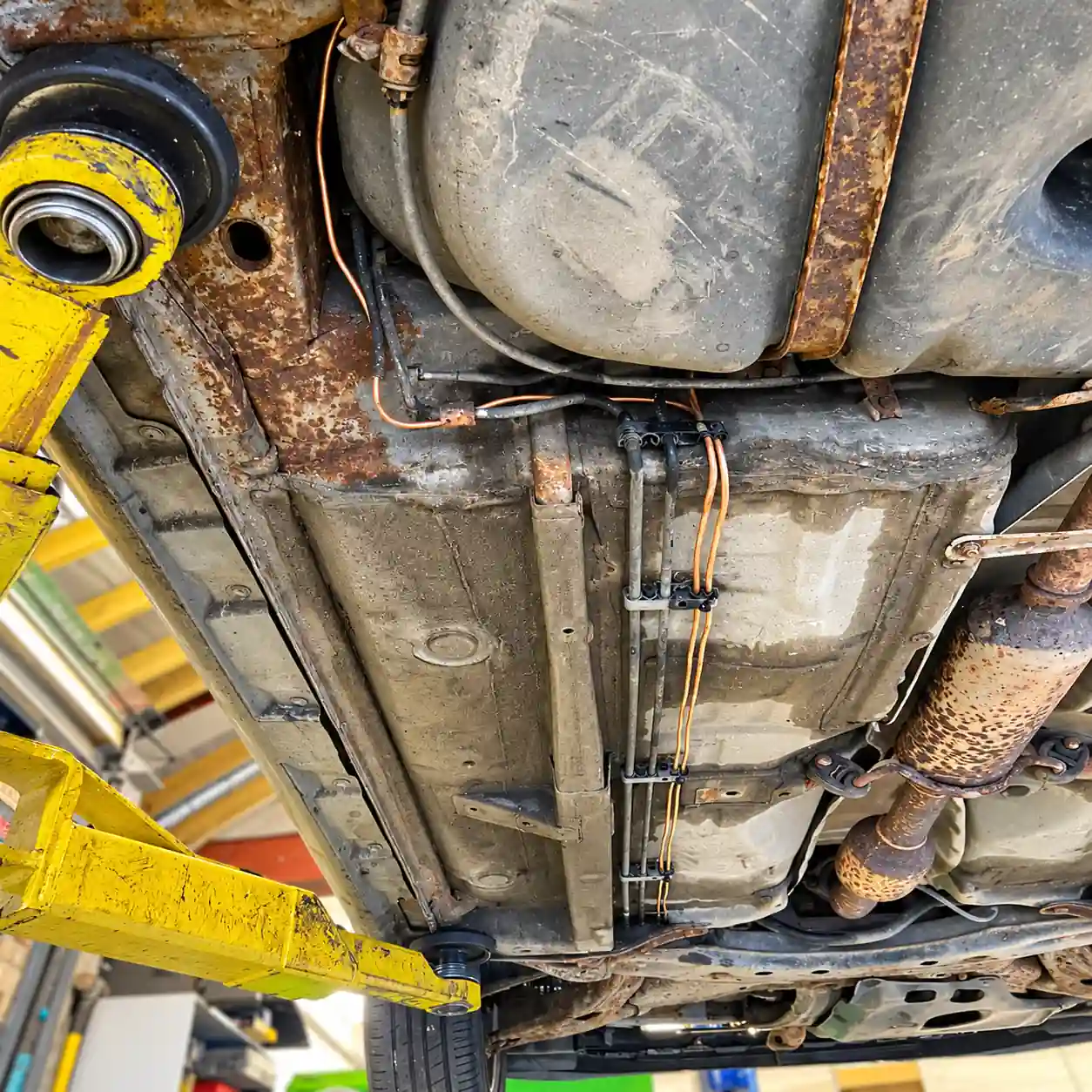 Toyota Avensis Corroded Brake Pipes