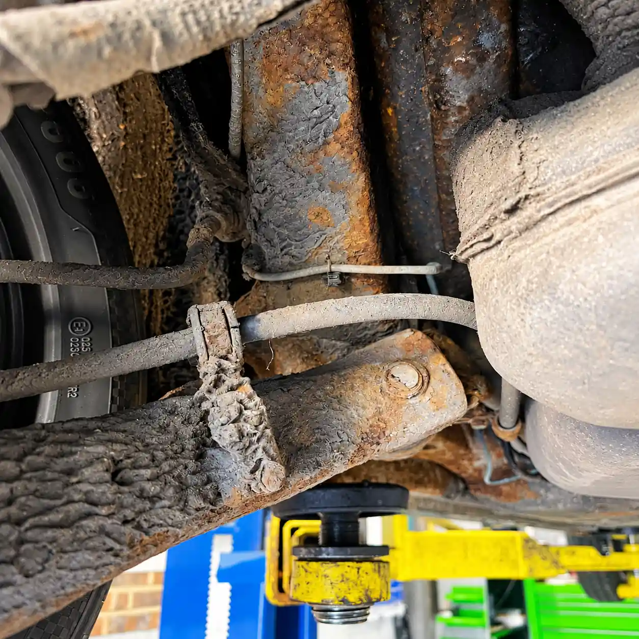 Toyota Avensis Corroded Brake Pipes