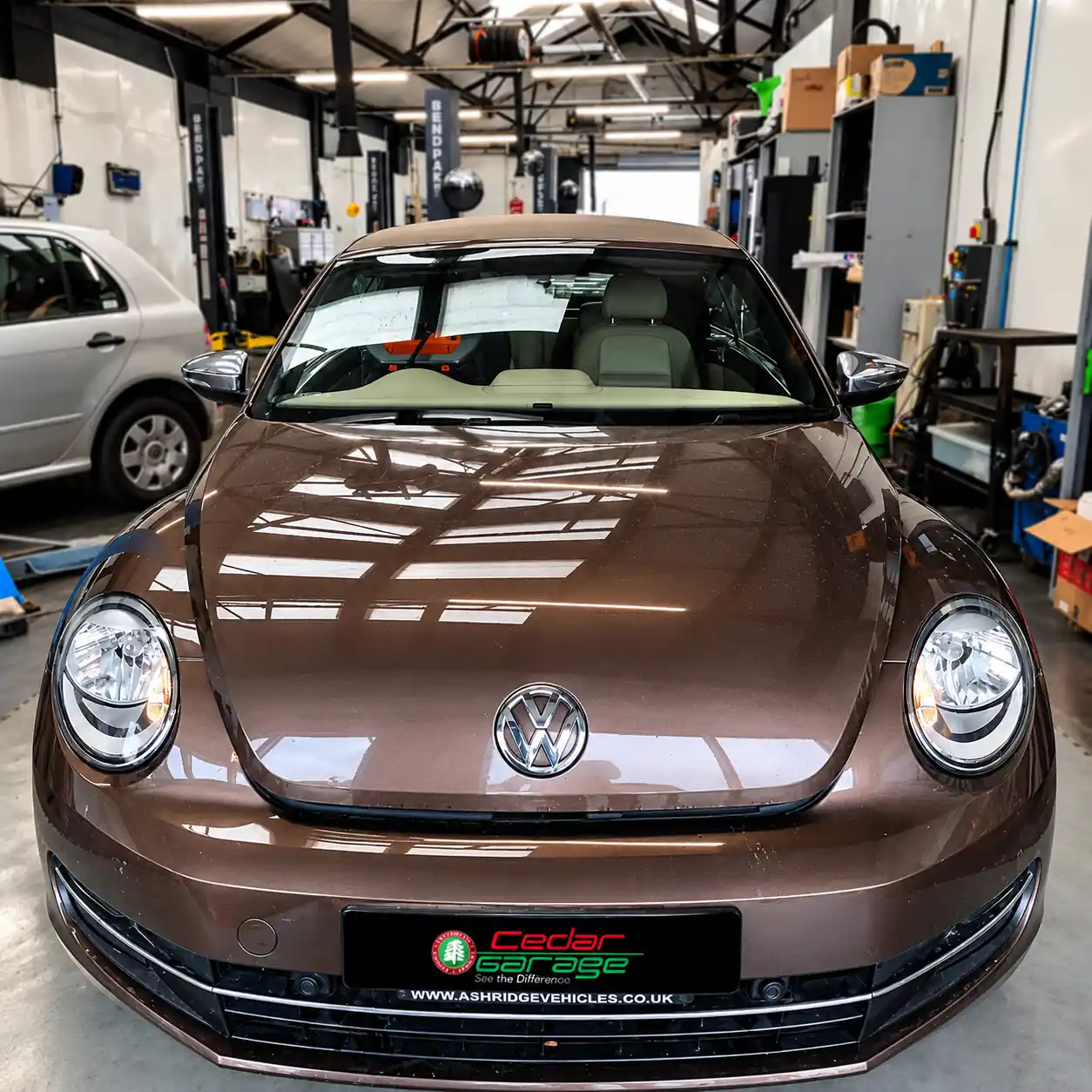 VW Beetle ABS, Traction Control and TPMS Warning Lights On at Cedar Garage