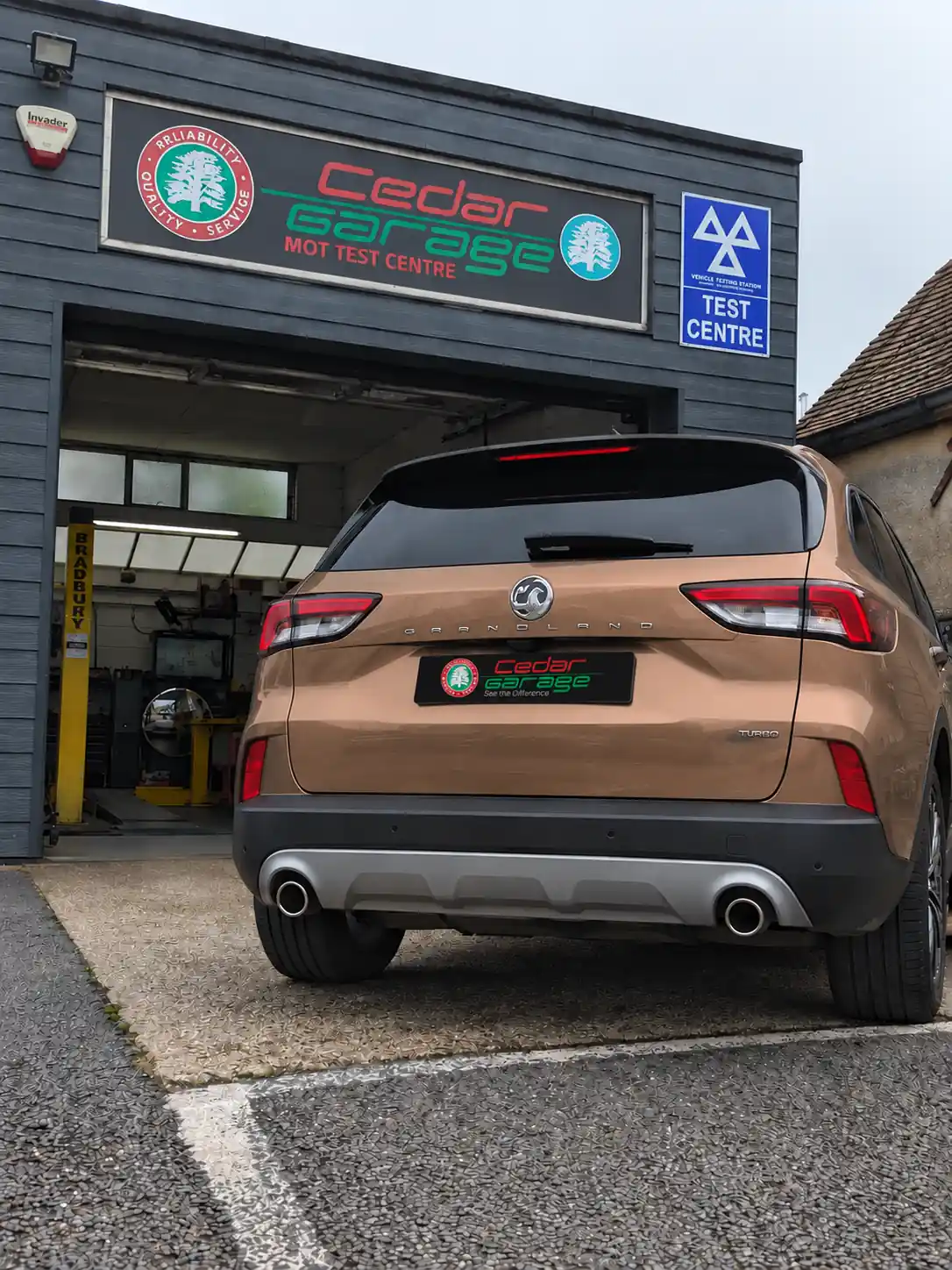 Vauxhall MOT at Cedar Garage Worthing