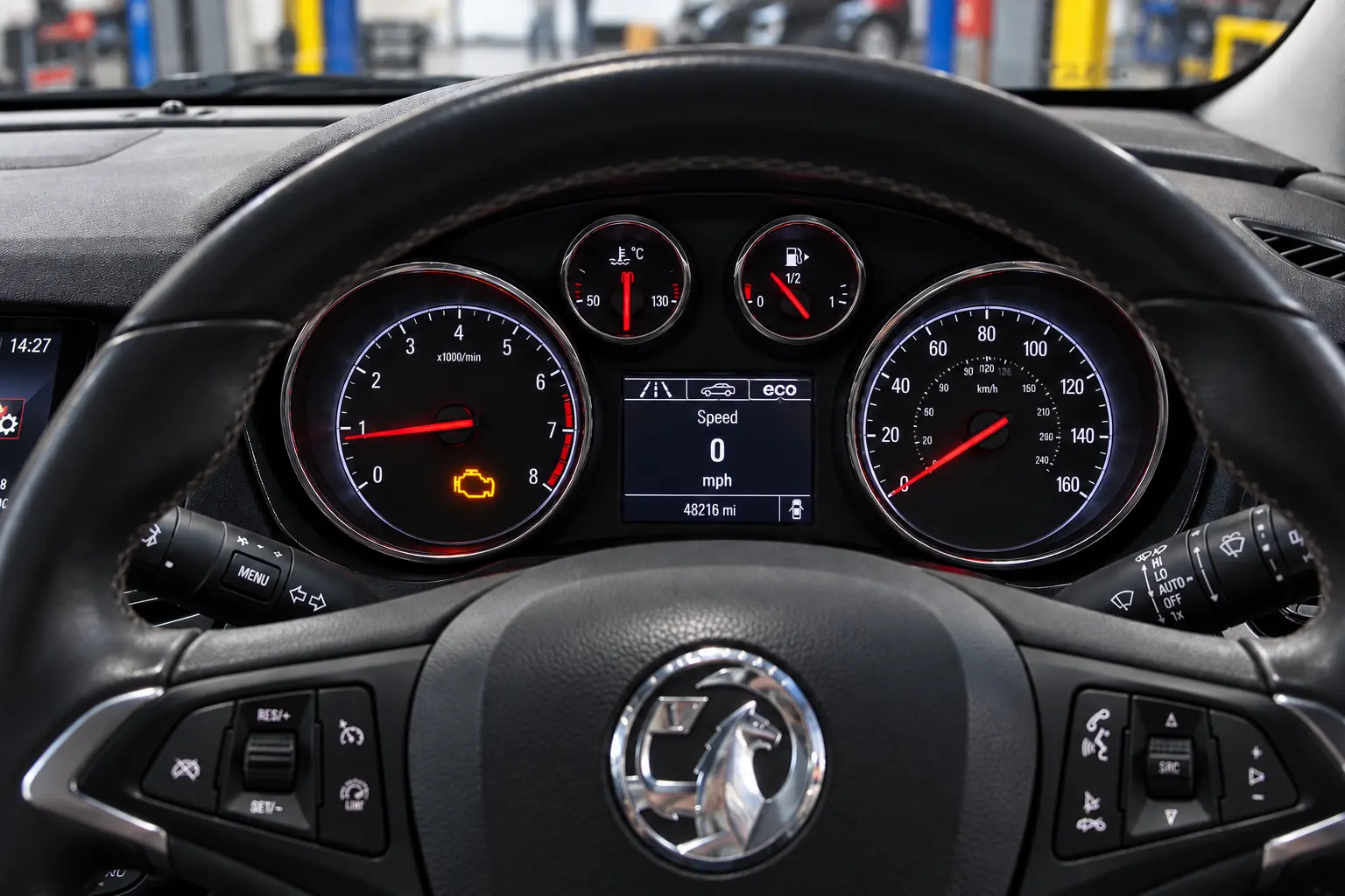 Vauxhall warning light fault finding